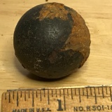 Antique Cast Iron Small Cannon Ball