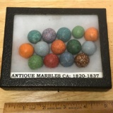 1820-1837 Hand Made Lot of Porcelain Marbles