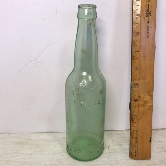 Vintage “Al-Ko” Green Glass Bottle Knoxville, TN