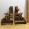 Adorable Scotty Dog & Kitty on Books Bookends