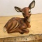 Vintage Porcelain Deer Figurine - Made in Japan