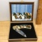 Collectible Pocket Knife with Horse Scene in Box