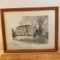 Framed & Hand Signed “Rick Rowland” Print of Pacolet Mills Elementary School
