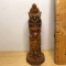 Hand Carved Native American Totem Pole - Signed on Bottom by Artist