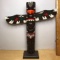 Authentic Alaska Craft Carved Wood Totem Pole - Signed by Artist on Bottom