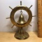 Vintage Brass Ship’s Wheel Bell