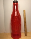 Large Collectible Red Coca-Cola Contour Bottle Bank