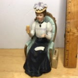 Porcelain “The Albee Award” Avon Lady Figurine