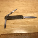 Solingen Pocket Knife with Ornate Grips - Made in Germany
