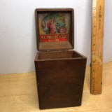 Collectible Dove-Tailed Wooden Cigar Box