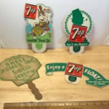 Lot of Vintage Advertisement Signs