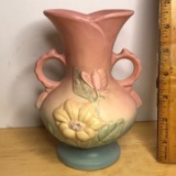 Vintage Signed “Hull” Double Handled Floral Vase