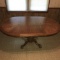 Large Oval Dining Table with Claw & Ball Feet