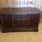 Vintage Wooden Morse Stereo Cabinet with Record Player & AM/FM