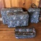 Vintage 5 pc Floral Luggage Set by Jordache