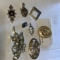 Lot of Misc Gold Tone Pins