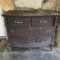 Antique 2 Over 2 Chest of Drawers on Casters