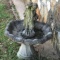 3 pc Concrete Bird Bath