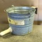 Vintage Galvanized Milking Bucket