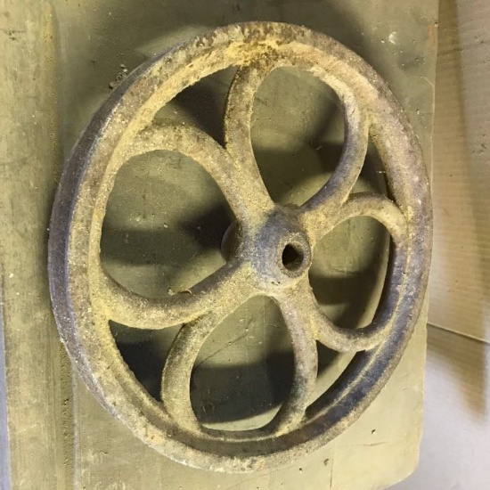 Vintage Cast Iron 12” Pulley