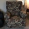 Reclining Chair with Pansy Design Upholstery