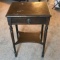 Tall Vintage Side Table with One Drawer