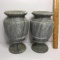 Pair of Marble Outdoor Planters
