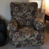 Reclining Chair with Pansy Design Upholstery