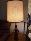 Tall Vintage Wooden Lamp