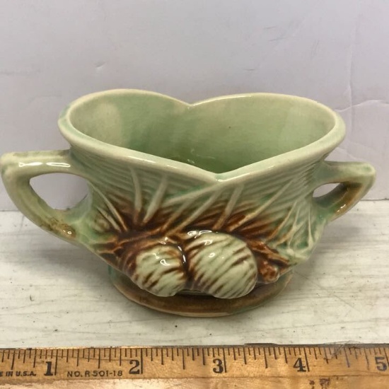 Vintage Signed “McCoy” Pottery Double Handled Planter