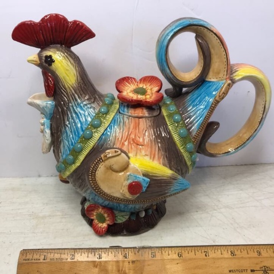 Adorable Ceramic Chicken Teapot