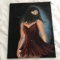 Original Painting of Lady in Dress Signed by Artist