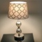 Silver Bedside Lamp