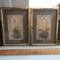 Pair of Framed & Matted Floral Pictures