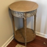 2-Tier Wooden Side Table