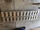 Pair of Metal Ramps 90” Long x 12” wide- 750 lb Distributed Load Per Ramp