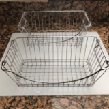 Pair of Stainless Baskets