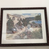 Framed Print of Italian Garden