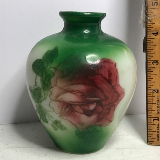 Vintage Porcelain Floral Vase