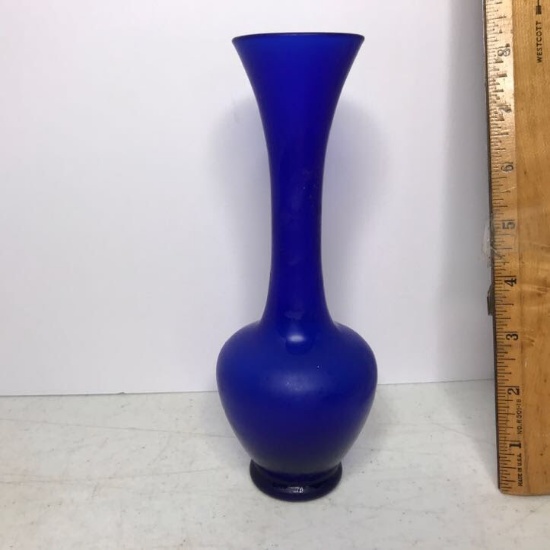 Vintage Cobalt Blue Bud Vase