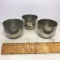 Set of 2 Authentic Reproduction Jefferson Cup & One Signed Jefferson Cup Stieff