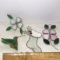 Lot of Stained Glass Window Ornaments