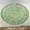 Vintage Uranium Vaseline Glass Saucer