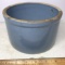 Vintage Large Blue Pottery Crock
