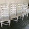 Vintage Tall Ladder Back Chairs