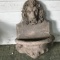 Vintage Fiberglass Lion Fountain/Planter Wall Hanging