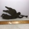 Vintage Tin Angel with Trumpet Wall Hanging