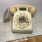 Vintage Rotary Dial Desk Top Ivory Phone