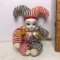Porcelain Faced Jester Doll with Soft Body