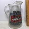 Vintage Glass Coca-Cola Pitcher